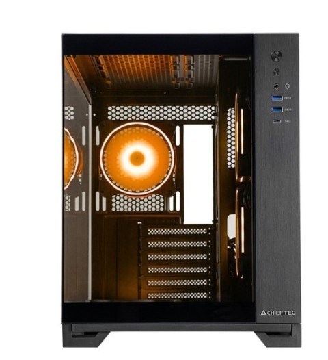 Obudowa Chieftec VISIO GM-30B-TG-OP z 6 wentylatorami ARGB szklana