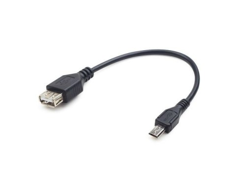 Gembird kabel USB micro BM do AF 15cm OTG do PC czarny