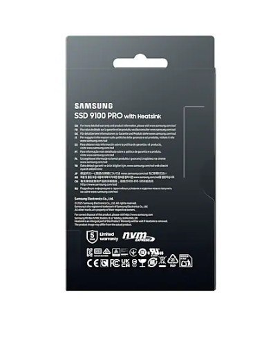 Dysk SSD Samsung 9100 PRO Heatsink 1TB PCIe 5.0 szybki ultrawydajny