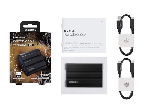 Dysk zewnętrzny Samsung Portable SSD T7 Shield 4TB USB 3.2 szybki odporny