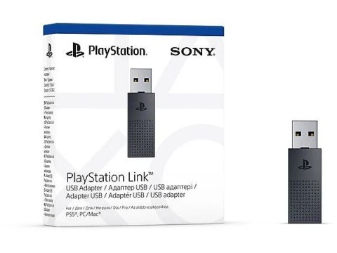 Adapter USB Sony PS5 Link czarny bezstratne audio dla graczy