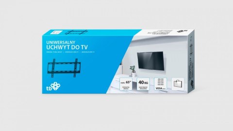 Uchwyt TV TB-451 65 cale max 40kg VESA 400x400 ścienny metalowy