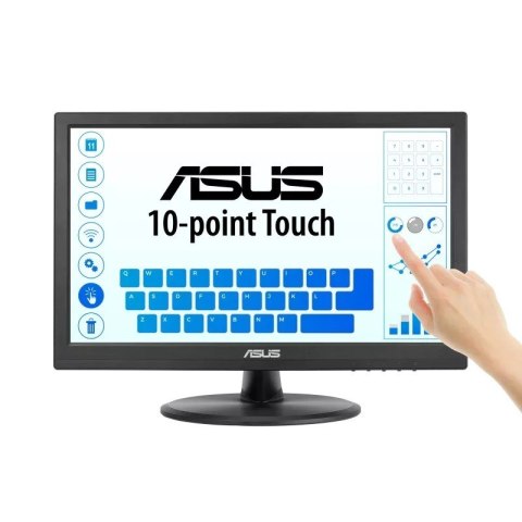 Monitor ASUS VT169HE dotykowy 15 6 FHD IPS bezramkowy HDMI
