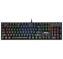 Klawiatura mechaniczna Defender Mirax GK-352 RGB czarna z OUTEMU Blue