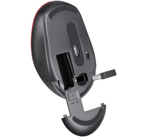 Mysz bezprzewodowa Defender AURIS MB-027 czerwona z cichym klikaniem