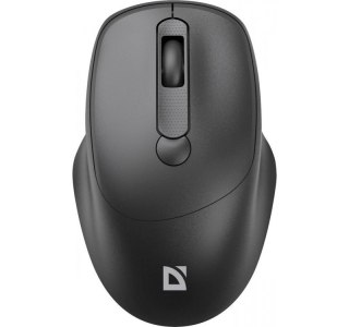 Mysz bezprzewodowa Defender Feam MM-296 RF cicha ergonomiczna czarna