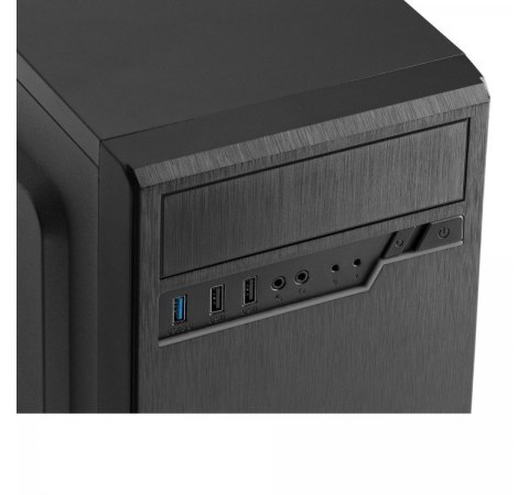 Obudowa PC MS ELEMENT M305 Midi Tower czarna z miejsca na 4 wentylatory