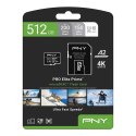 Karta pamięci PNY microSDXC Elite Prime 512GB szybka z adapterem SD