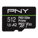 Karta pamięci PNY microSDXC Elite Prime 512GB szybka z adapterem SD
