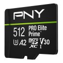 Karta pamięci PNY microSDXC Elite Prime 512GB szybka z adapterem SD