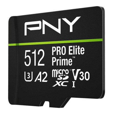 Karta pamięci PNY microSDXC Elite Prime 512GB szybka z adapterem SD