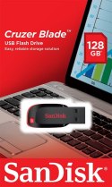 Pamięć USB SanDisk Cruzer Blade 128GB lekka przenośna z zabezpieczeniem