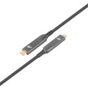 TB Kabel video USB C-C optyczny 4K hybryda 5m szybki 10Gbps