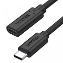 Przedłużacz USB-C Unitek 3.1 Gen 2 0,5m 4K PD 100W czarny
