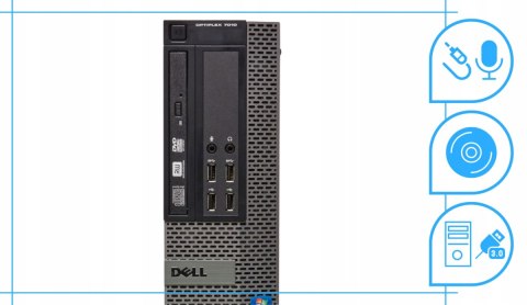 Dell Optiplex 7010 Intel Core i5 8GB DDR3 1000GB SSD DVD Windows 10 Pro