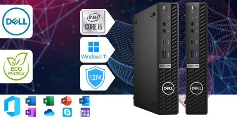 Dell Optiplex 7080 Tiny Intel Core i5 64GB DDR4 1000GB SSD Windows 11 Pro