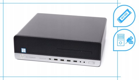 HP Elitedesk 800 G3 Sff Intel Core i5 16GB DDR4 128GB SSD DVD Windows 10 Pro