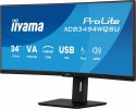 Monitor IIYAMA ProLite XCB3494WQSU-B1 34 cali UWQHD zakrzywiony VA