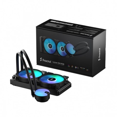 Chłodzenie procesora Fractal Design Lumen S24 Water Cooling Unit v2 RGB wydajne z ARGB