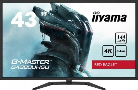 Monitor IIYAMA G-Master G4380UHSU-B1 43 cale 4K VA 144Hz gamingowy