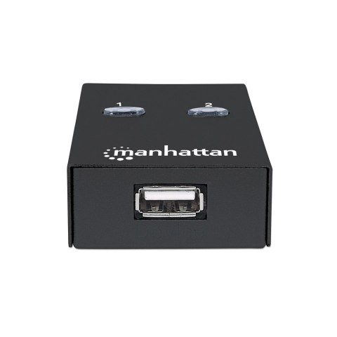Przełącznik USB 2.0 Manhattan Hi-Speed automatyczny 2 PC 1 USB