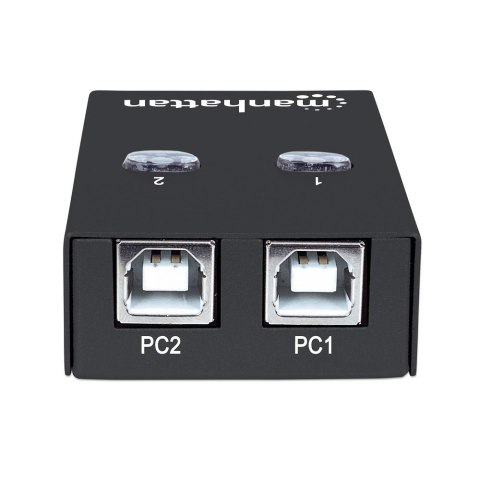 Przełącznik USB 2.0 Manhattan Hi-Speed automatyczny 2 PC 1 USB