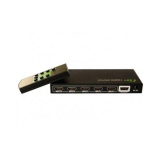 Przełącznik HDMI Techly 5/1 4K2K 3D z pilotem czarny