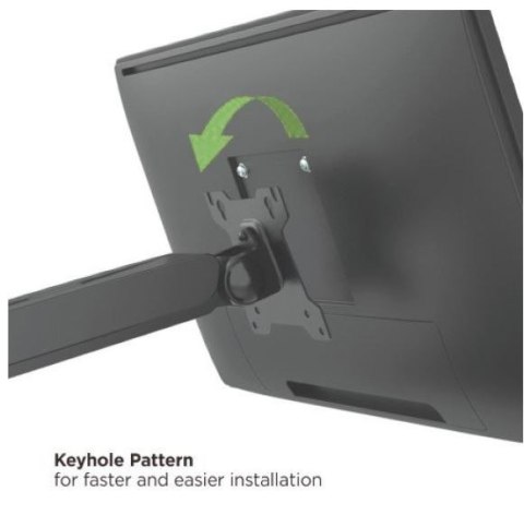 Uchwyt do monitora Techly 17-32 cale 10kg regulowany biurkowy