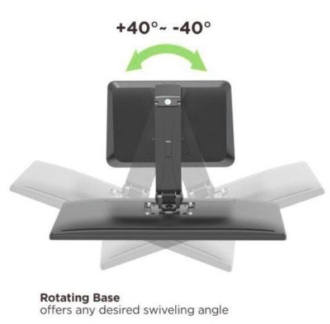 Uchwyt do monitora Techly 17-32 cale 10kg regulowany biurkowy