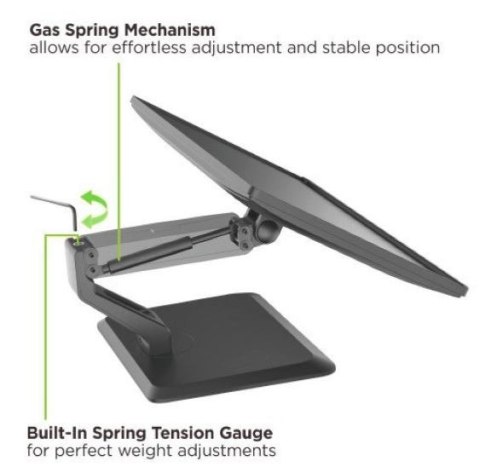 Uchwyt do monitora Techly 17-32 cale 10kg regulowany biurkowy