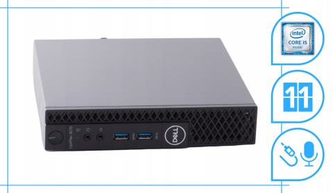 Dell Optiplex 3070 Tiny Intel Core i5 16GB DDR4 1000GB SSD Windows 11