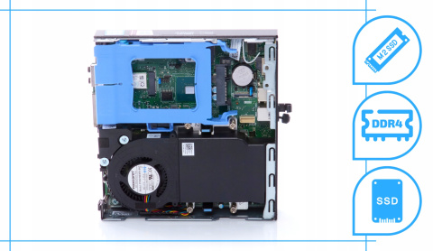 Dell Optiplex 3070 Tiny Intel Core i5 16GB DDR4 1000GB SSD Windows 11