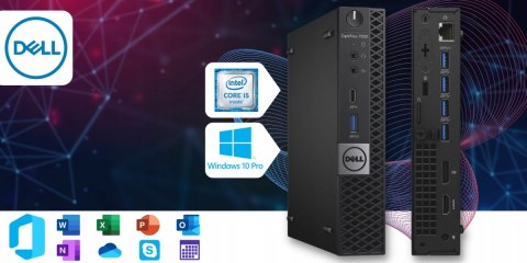 Dell Optiplex 7050 Tiny Intel Core i5 16GB DDR4 2000GB SSD Windows 10 Pro