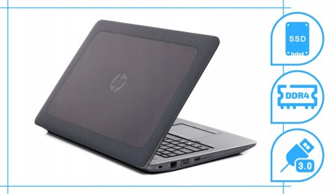 HP Zbook 15 G3 Intel Core i7 8GB DDR4 1000GB SSD Windows 10 Pro 15,6"