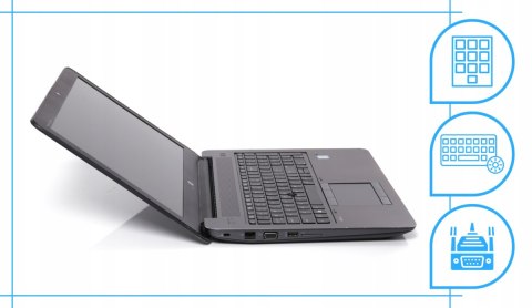 HP Zbook 15 G3 Intel Core i7 8GB DDR4 512GB SSD Windows 10 Pro 15,6"