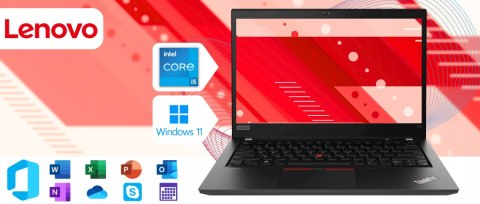 Thinkpad T14 Intel Core i5 16GB DDR4 128GB SSD Windows 11 Pro 14"
