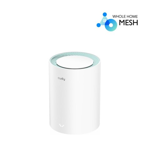 Cudy M1300 1-pack AC1200 Dual Band Wi-Fi Mesh zasięg bezprzewodowy