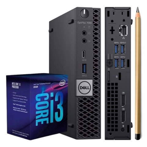 Dell Optiplex 7060 Tiny Intel Core i3 32GB DDR4 512GB SSD Windows 11 Pro