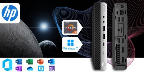 HP Elitedesk 705 G4 AMD Ryzen 3 8GB DDR4 2000GB SSD Windows 11 Pro