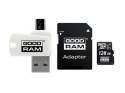 GOODRAM Karta microSDHC 128GB CL10 szybka z adapterem i czytnikiem