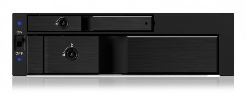 IcyBox IB-173SSK kieszeń na dysk 1x2,5 1x3,5 SATA SAS z zamkiem