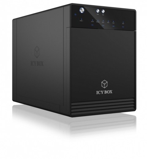 IcyBox Obudowa USB 3.1 Type-C 3740-C31 do 4 dysków SSD HDD