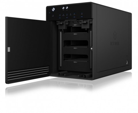 IcyBox Obudowa USB 3.1 Type-C 3740-C31 do 4 dysków SSD HDD