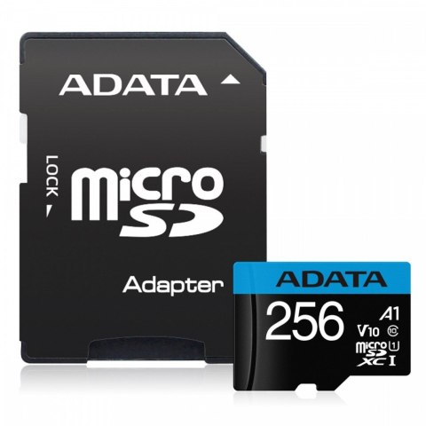 Karta pamięci microSD Adata Premier 256GB UHS1 szybka z adapterem