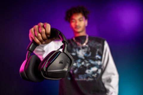 Słuchawki bezprzewodowe Corsair Void Wireless 2.0 Carbon gaming z Dolby Atmos