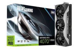 ZOTAC Karta graficzna GeForce RTX 4070 Ti SUPER 16GB GDDR6X wydajna