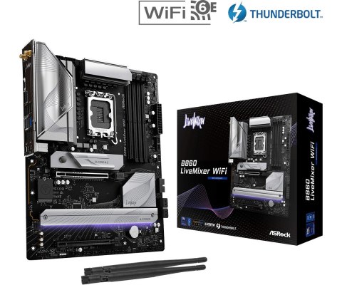 ASRock Płyta główna B860 LIVEMIXER WIFI 4DDR5 ATX wydajny