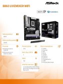 ASRock Płyta główna B860 LIVEMIXER WIFI 4DDR5 ATX wydajny