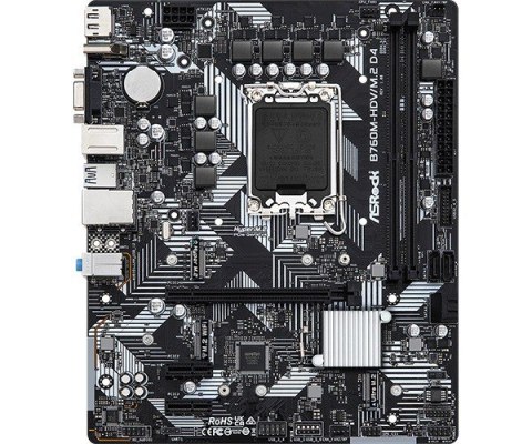 ASRock Płyta główna B760M-HDV/M.2 D4 mATX dla Intel Core 12/13 gen