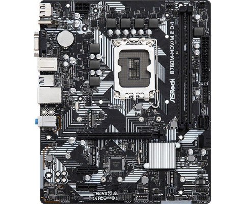 ASRock Płyta główna B760M-HDV/M.2 D4 mATX dla Intel Core 12/13 gen